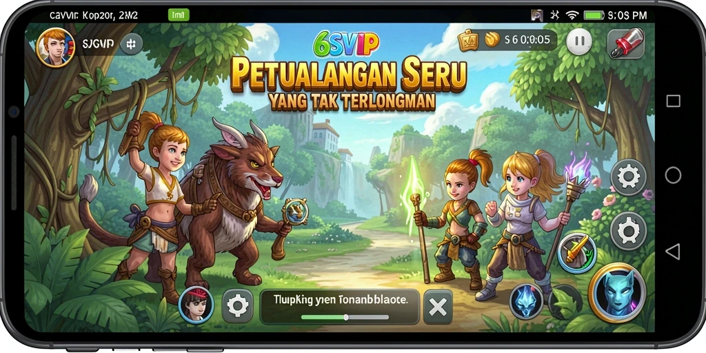 Screenshot gameplay 6SVIP menampilkan petualangan yang mendebarkan.