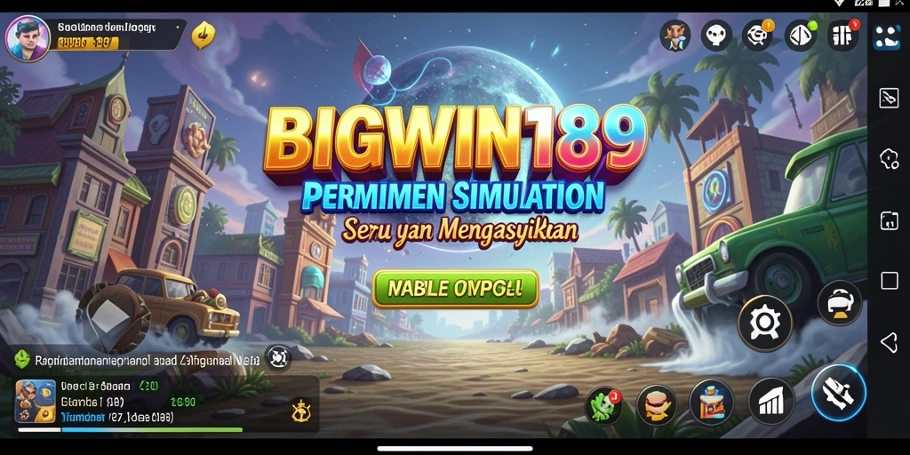 Tampilan gameplay menarik dari BIGWIN189 yang menonjolkan elemen simulasi.
