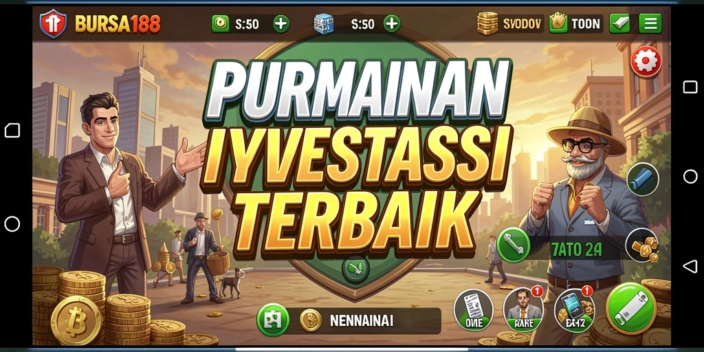Screenshot gameplay BURSA188 yang menunjukkan strategi investasi