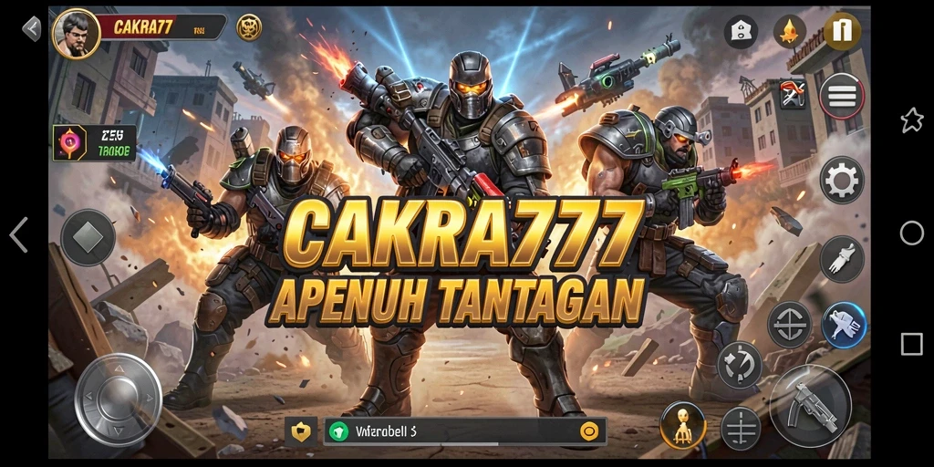 Screenshot utama CAKRA777 menampilkan gameplay aksi yang mendebarkan.