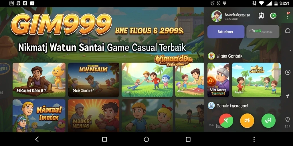 Screenshot gameplay GIM999 yang menunjukkan kesenangan bermain Casual.