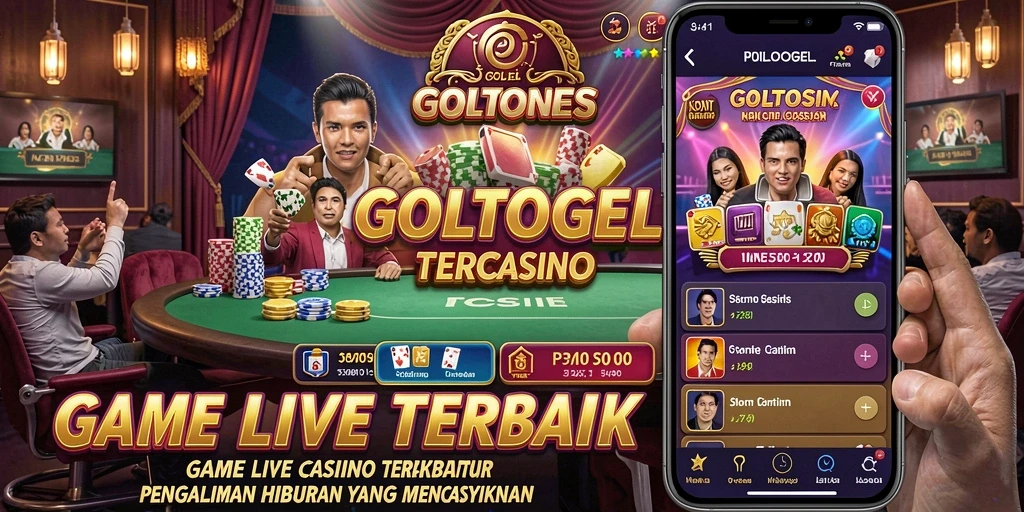 Screenshot GOLTOGEL menampilkan gameplay Live Casino yang mendebarkan.