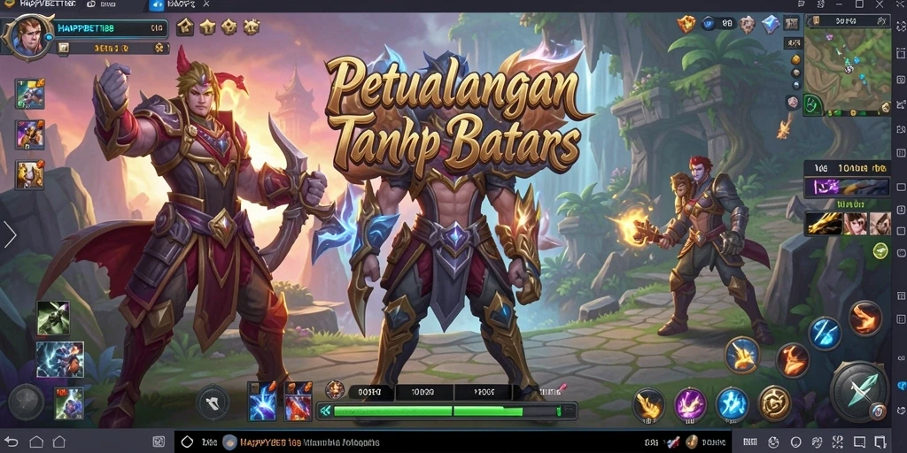 Tampilan gameplay menarik dari <strong>HAPPYBET188</strong> yang menghadirkan aksi seru dalam dunia MMORPG.