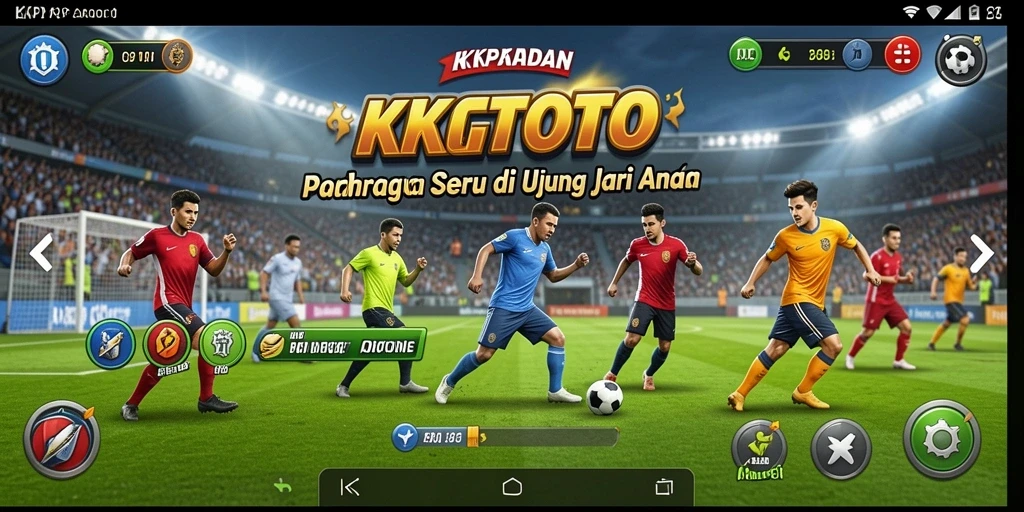 Gameplay seru KPKTOTO menampilkan aksi olahraga mendebarkan.