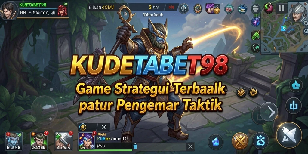 Tampilan gameplay seru dan strategi yang mendebarkan di KUDETABET98.