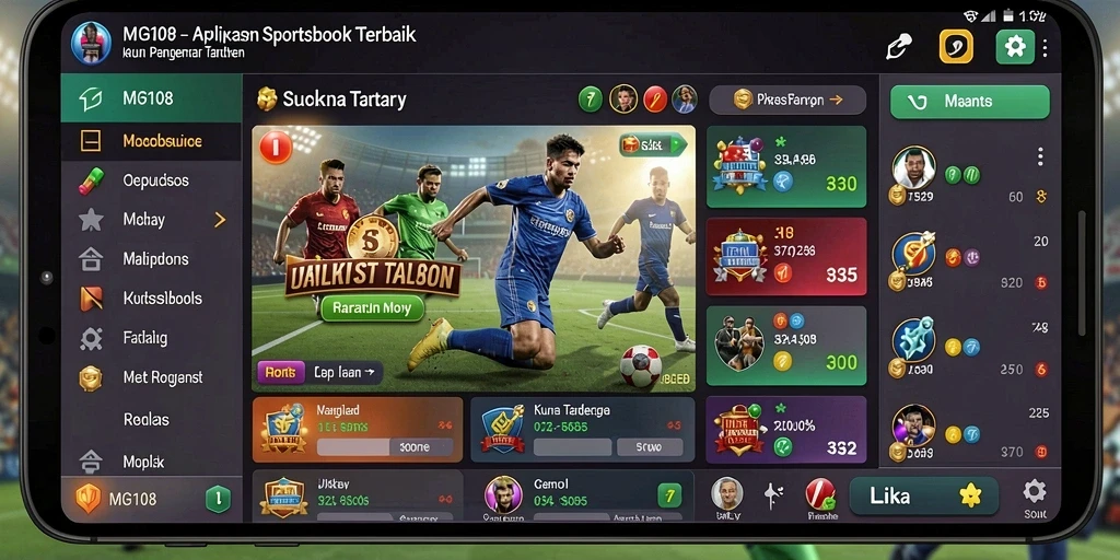 Tangkapan layar gameplay <strong>MG108</strong> menunjukkan pengalaman taruhan yang dinamis dan interaktif.