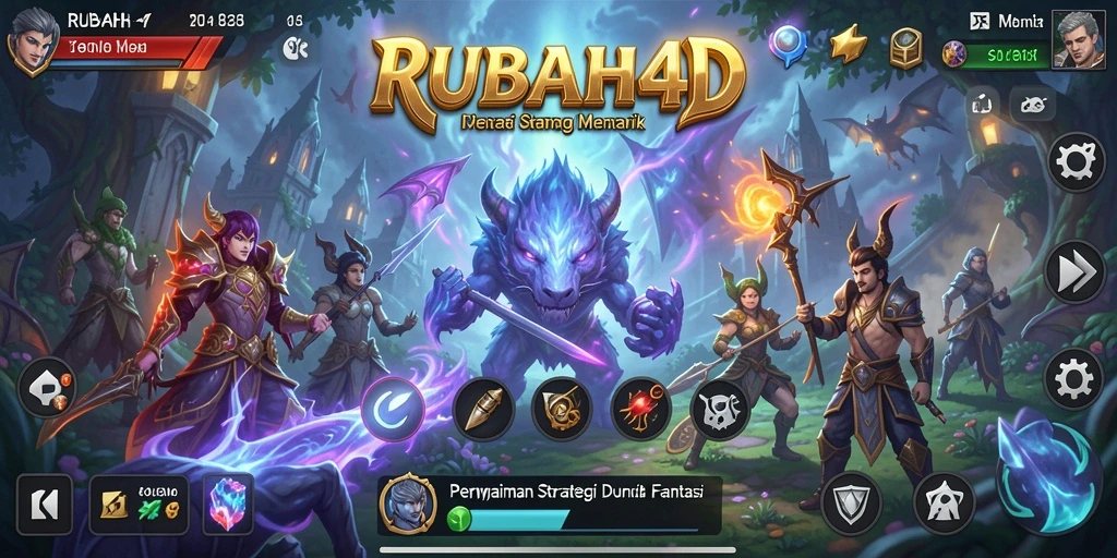 Tangkapan layar gameplay menampilkan strategi pembangunan kerajaan yang dinamis.