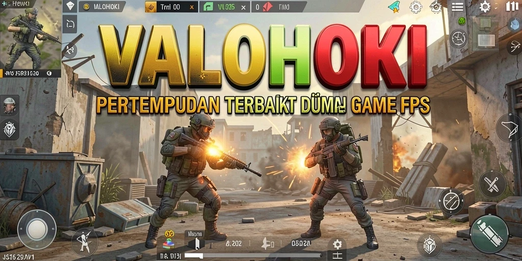 Tampilan aksi intens dalam pertempuran VALOHOKI yang mendebarkan.